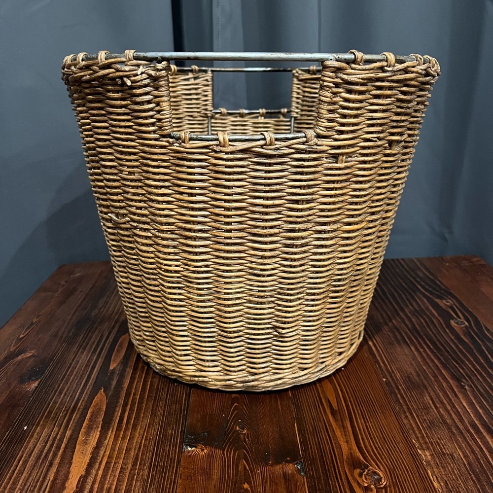 Wired‎ Wicker Basket